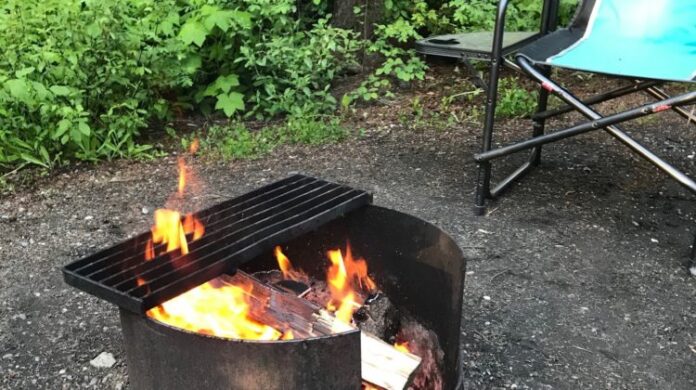 Photo of a campfire