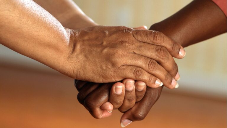 Photo of hands holding