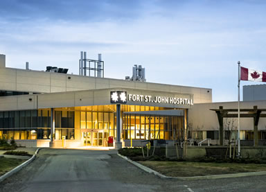 Photo of Fort St John Hospital.